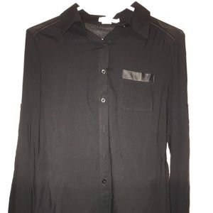 Business casual long sleeve shirt